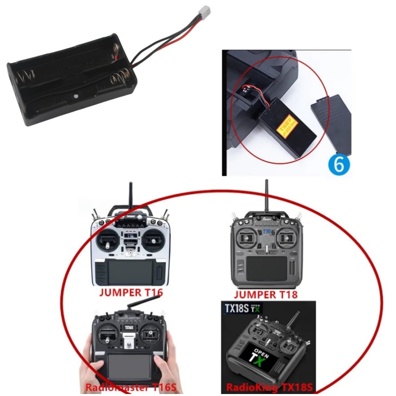 Kotak Baterai RadioMaster TX16 - Battery Case Storage ulasan dan harga