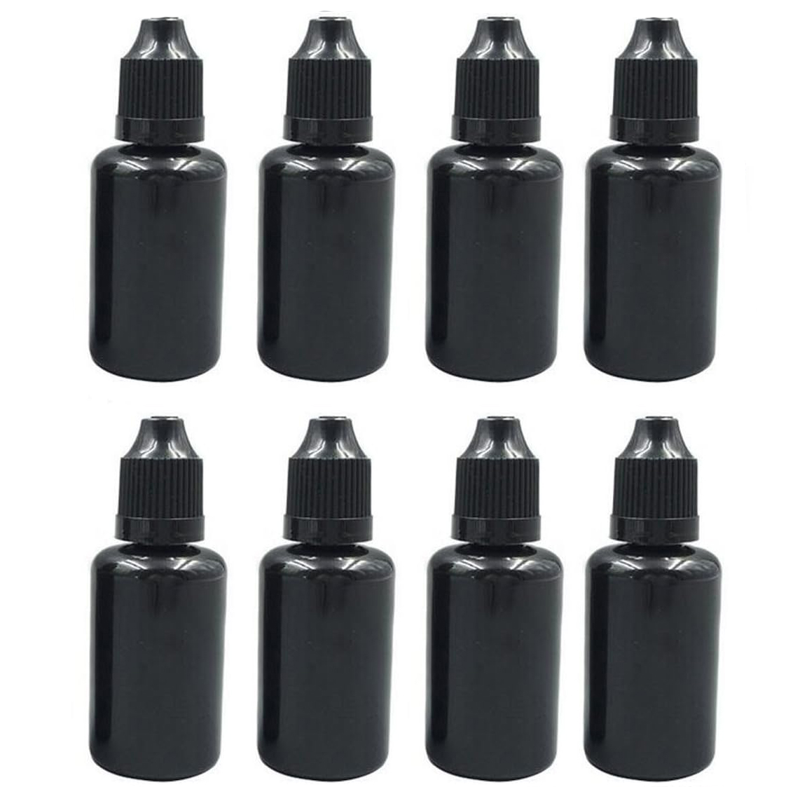 5 buah botol plastik hitam 5-2 - Juice Bottle Dropper ulasan dan harga